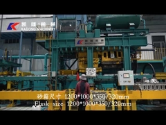 De groene Lijn Horizontale Scheiding Flaskless die van het Zand Automatische Afgietsel het Drukken schieten